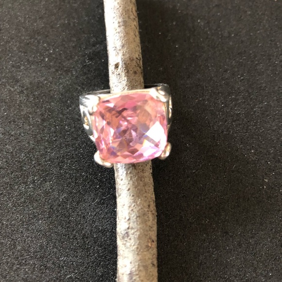 Pink Quartz Cocktail Ring - Picture 3 of 4